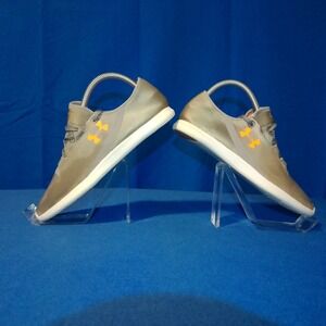 Under Armour Speedform Apollo 2 Gray Orange Running Shoes 1261347-100 Womens 7.5